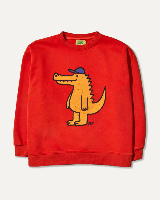 Red Classic Croc Sweatshirt (Adult)