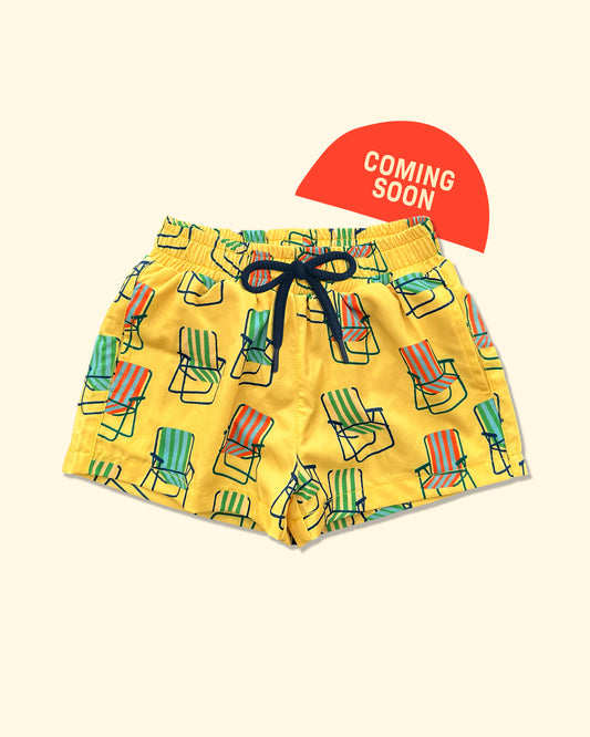 Beach Chair Swim Trunks
